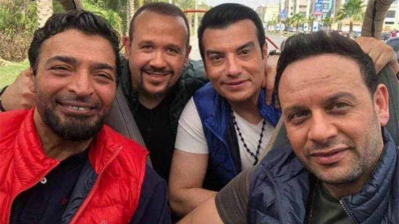 ظهور مصطفى قمر وهشام عباس في حفل عيد ميلاد حميد الشاعري
