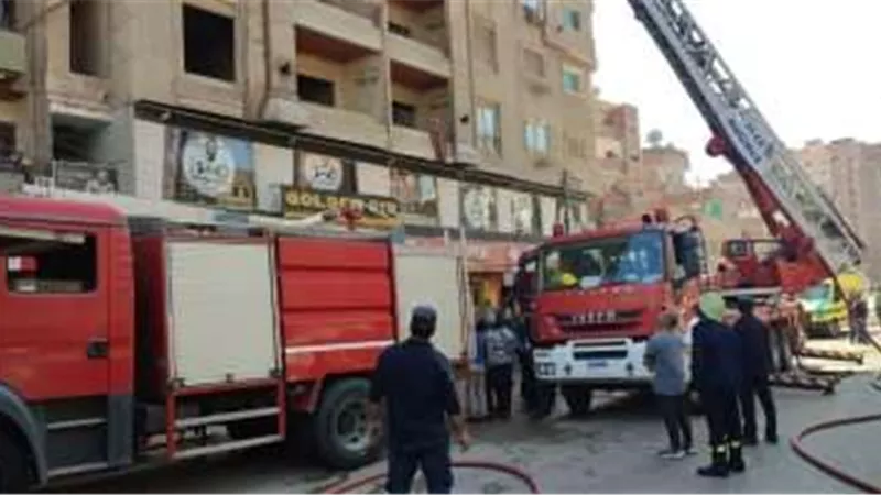 السيطرة على حريق إندلع داخل شقة سكنية بمنشأة القناطر