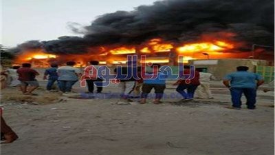 إصابة 14 عاملًا إثر حريق في مصنع للكيماويات بالروبيكي