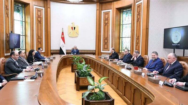 الرئيس السيسي يستقبل وفدا روسيا رفيع المستوى