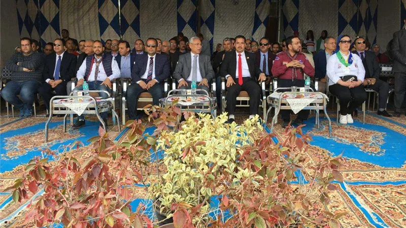 حفل تكريم لمدير إدارة شئون المقر بجامعة المنيا لبلوغه السن القانونية