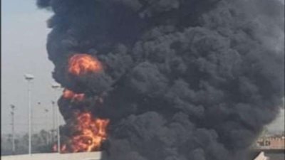 انفجار ثاني أكبر مصفاة للنفط بدولة جنوب أفريقيا