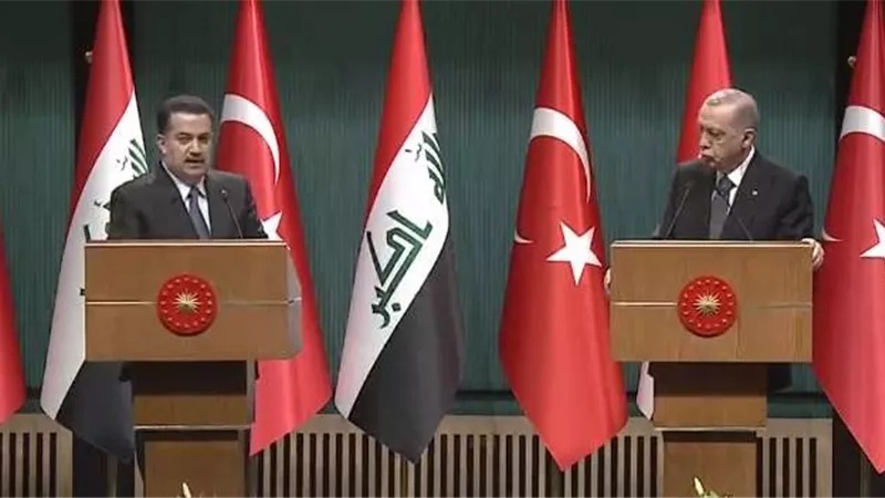 أردوغان وشياع السوداني يتفقان على ضبط الحدود العراقية التركية