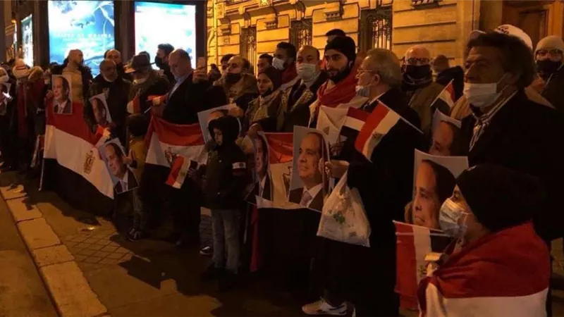 أبناء الجالية المصرية في فرنسا يوجهون رسالة هامة إلى الرئيس السيسي