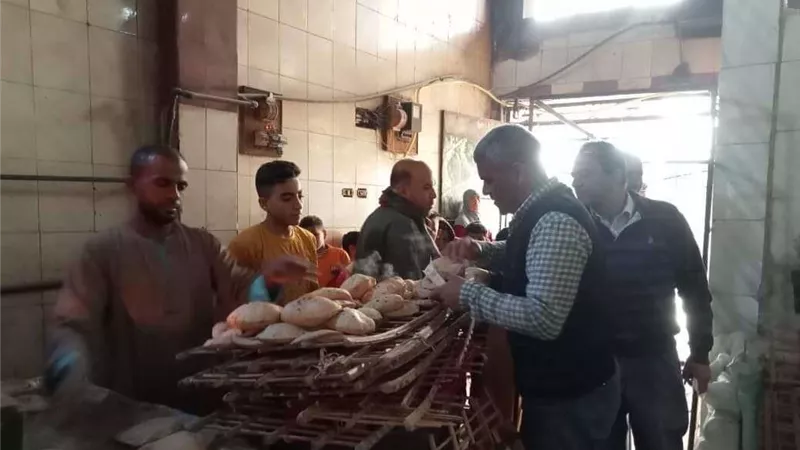 تحرير محضرين خلال حملة مكبرة على المخابز بمركز سمالوط بالمنيا