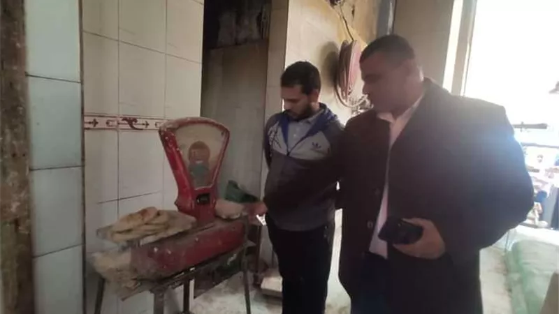 لإحكام الرقابة.. رئيس مدينة أشمون يتفقد مخابز المركز