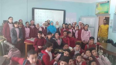 قافلة فنية تربوية لمدرسة السادات الإبتدائية بسنتريس برعاية نوعية أشمون