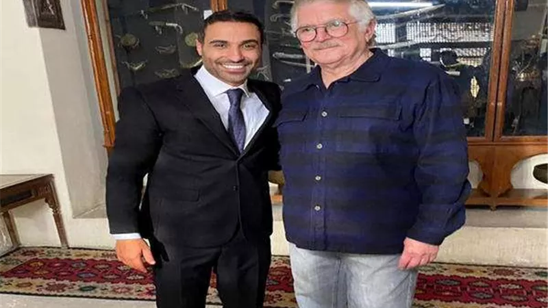 شاهد.. أحمد فهمي بصحبة محمود قابيل بكواليس مسلسل سره الباتع