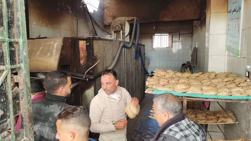 تحرير 30 مخالفة متنوعة خلال حملة مكبرة على المخابز بالمنيا