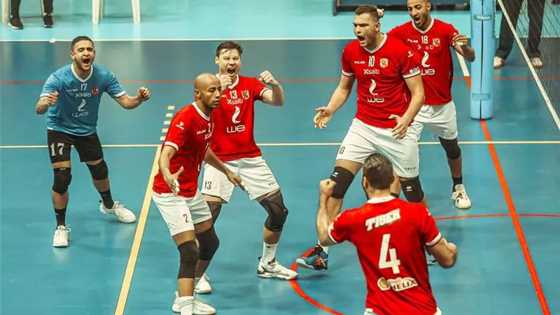 الأهلي يصعد لنهائي دوري الطائرة رجال بعد الفوز على سموحة