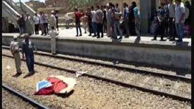مصرع طفلة أسفل عجلات قطار العياط