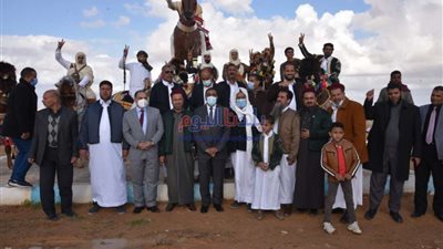 بالصور .. محافظ مطروح يشهد فاعليات العيد القومي الـ 105 بموقع معركة وادي ماجد