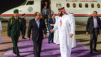 الرئيس السيسى: سعدت بلقاء شقيقي سمو الأمير محمد بن سلمان