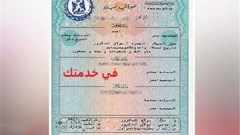 بـ5 خطوات.. طريقة إستخراج شهادة الميلاد أونلاين