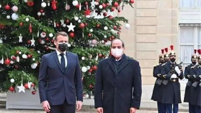 الرئيس السيسي يتمنى الشفاء العاجل لـ ماكرون