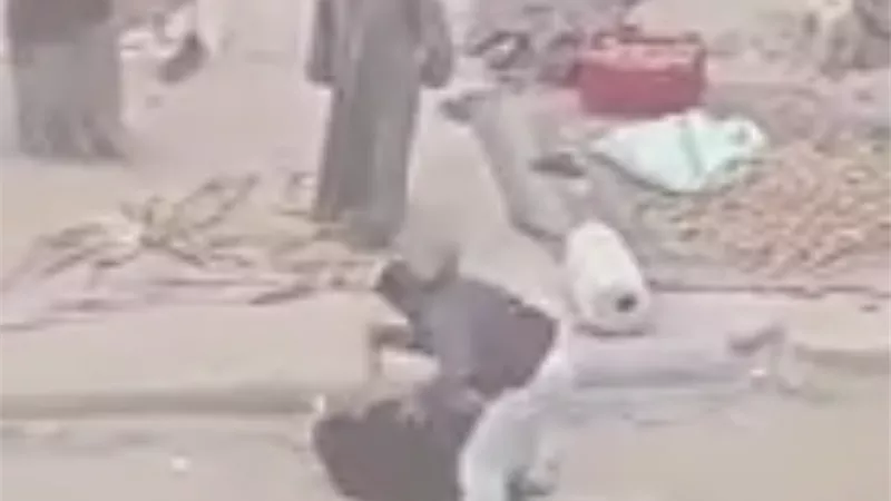 كشف ملابسات فيديو رصد مقتل سيدة على يد زوجها طعنًا بـ «سكين» وسط سوق بأكتوبر | تفاصيل