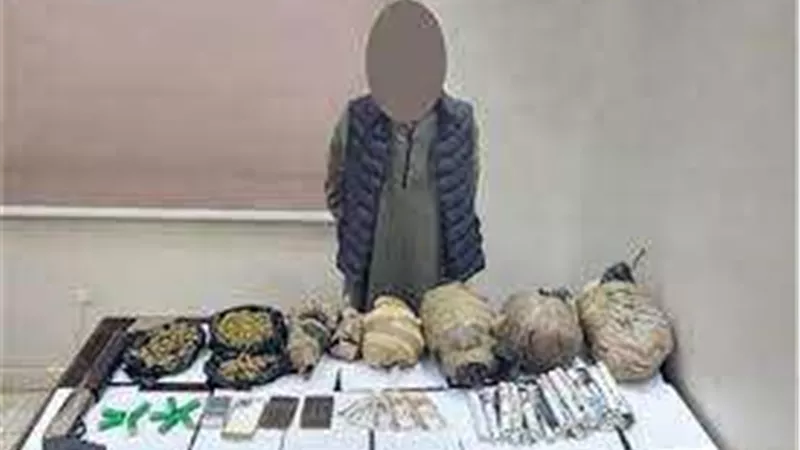 ملاحقة تجار الكيف.. القبض على تاجر مخدرات بـ12 كيلو حشيش وسلاح ناري