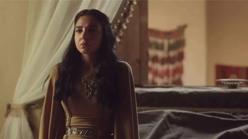 أحدث ظهور للفنانة سلمى أبو ضيف من كواليس مسلسل رسالة الإمام