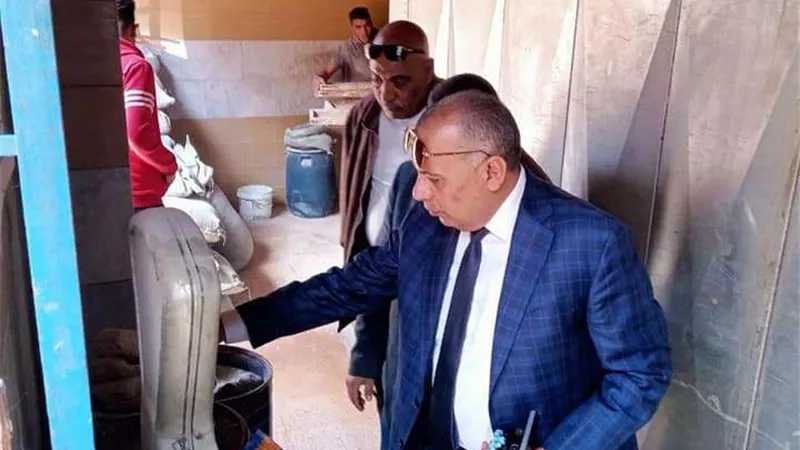 تحرير ٢٢ مخالفة خلال حملة تموينية على المخابز البلدية بالمنيا
