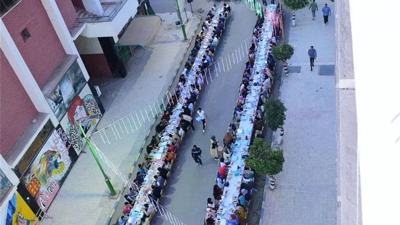 طلاب من أجل مصر ينظمون إفطار جماعي بجامعة سوهاج