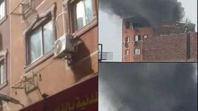 قرارات عاجلة من النيابة بشأن حريق كنيسة الأنبا إبرام بالزاوية الحمراء