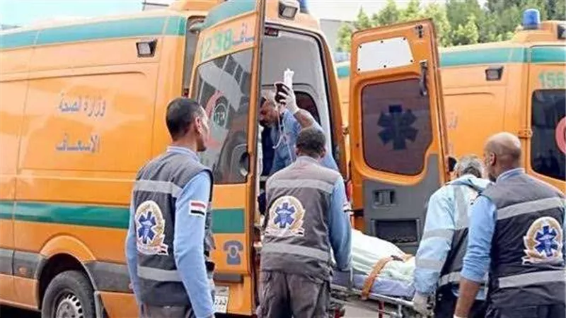 إصابة 7 أشخاص في حادث تصادم بالمنيا