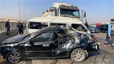 11 مصاباً فى حادث على الطريق الدولى الساحلى بكفر الشيخ