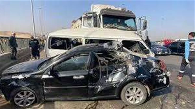 11 مصاباً فى حادث على الطريق الدولى الساحلى بكفر الشيخ