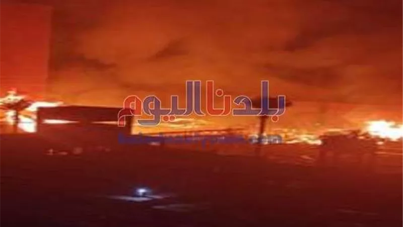 مصرع وإصابة 12 شخصا في حريق مستشفى خاص بالعبور