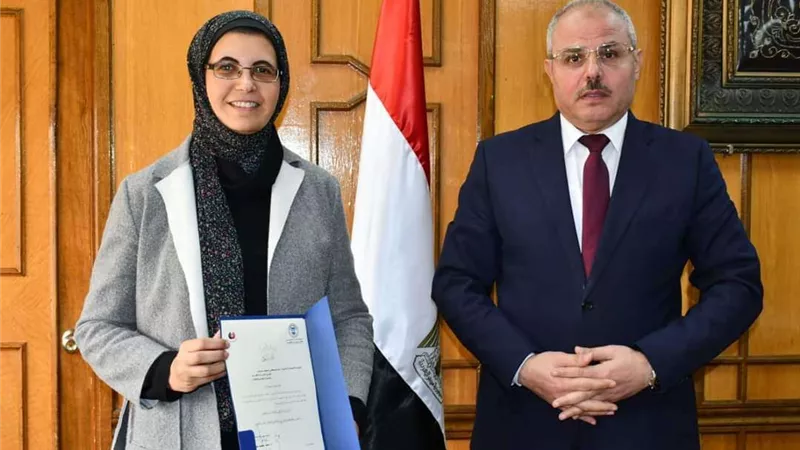 رانيا مصطفى وكيلاً لشئون التعليم والطلاب بكلية الطب جامعة قناة السويس