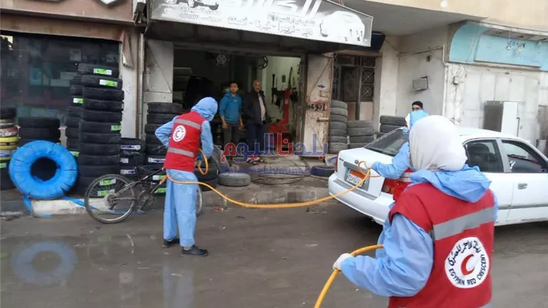 مبادرة جديدة لتعقيم وتطهير شوارع مدينة العريش بحضور المحافظ