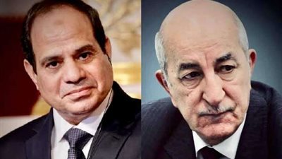 السيسي يهنئ الرئيس الجزائري لتعافيه من كورونا