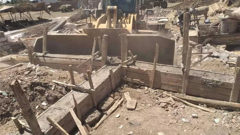 إزالة 17 حالة تعدي على أراضى زراعية وبناء مخالف بمركز سمالوط بالمنيا