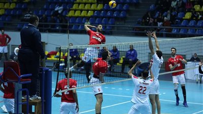 الأهلي يحسم الشوط الأول أمام الزمالك أولى مباريات الدور النهائي بالكرة الطائرة