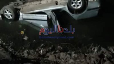 بسبب السباق .. تصادم ٤ سيارات ملاكى أمام قرية العثمانية بالمحلة (صور)
