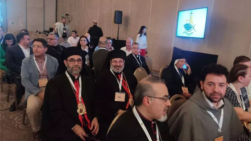 بطريرك الكاثوليك يشارك في الجلسة الافتتاحية لمؤتمر كنائس الشرق الأوسط