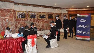 حمله للتبرع بالدم بأكاديمية الشرطة.. صور