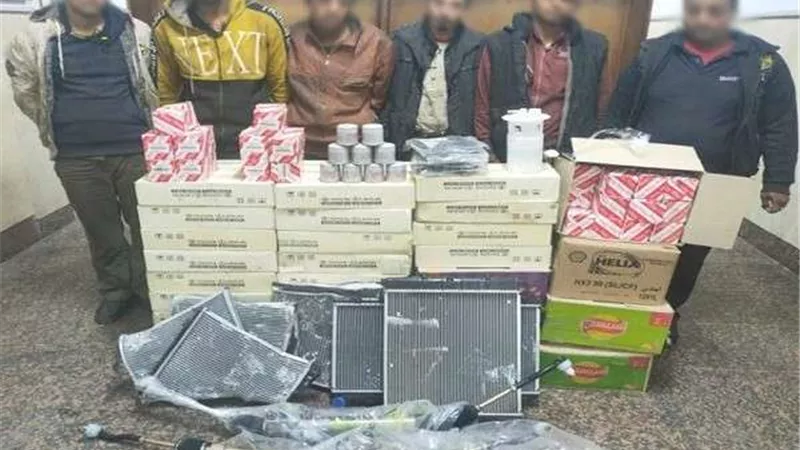 ضبط تشكيل عصابى سرق مخزن شركة قطع غيار سيارات بالقاهرة