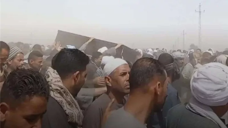 ارتفاع ضحايا أبناء أسيوط في حادث سير بليبيا إلي 7 شباب