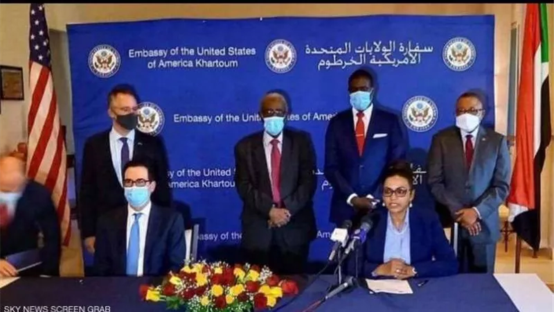 السودان وأمريكا يوقعان على إعلان اتفاق جديد للسلام