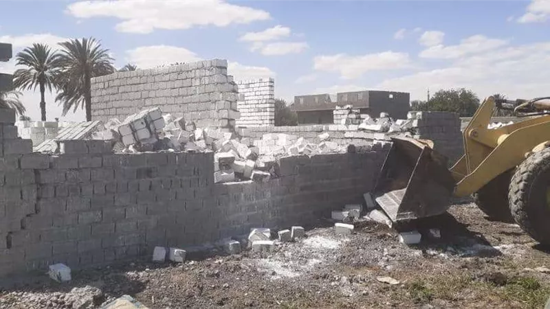 حملة مكبرة لإزالة التعديات على الأراضي الزراعية بالمنيا