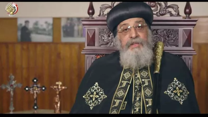 البابا تواضروس يشارك في الفيلم التسجيلي بمناسبة عيد تحرير سيناء