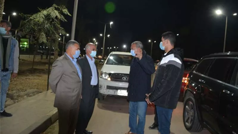 غلق وتشميع 2 مقهى وتحرير 15 محضر إشغال بشبرا الخيمة