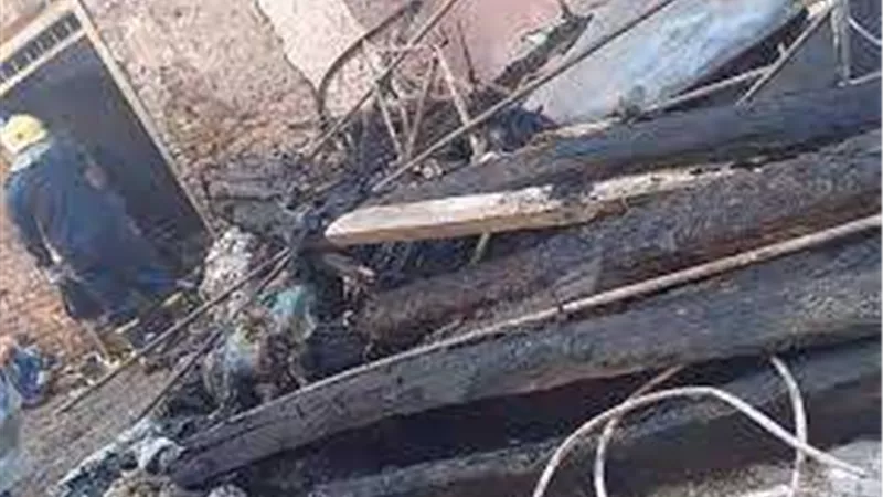 مصرع سيدة في حريق عدة منازل بأرمنت الحيط غرب الأقصر