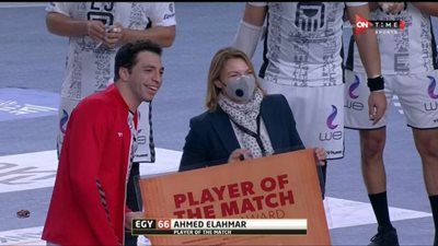 أحمد الأحمر رجل مباراة مصر والاتحاد الروسي بمونديال اليد