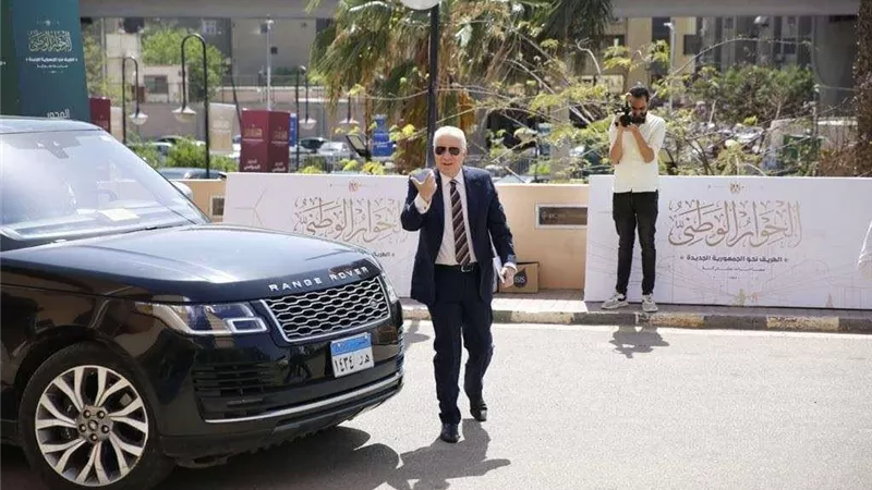 شاهد| مرتضى منصور يشارك في الحوار الوطني بالجلسة الافتتاحية