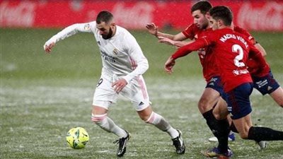 بث مباشر.. مشاهدة مباراة ريال مدريد أمام أوساسونا بكأس ملك إسبانيا