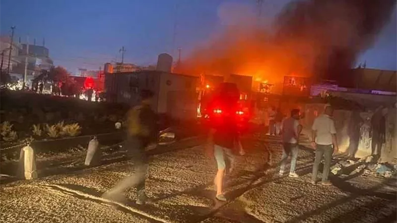 إخماد حريق شب في 4 سيارات بموقف بنها العمومي