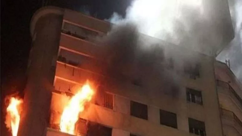 السيطرة على حريق منزل 3 طوابق بمنطقة ناهيا دون إصابات