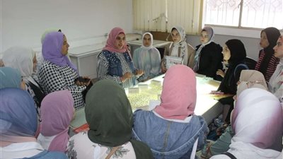دار الكتب تستقبل طلابا من جامعة دمياط لزيارة مركز الترميم